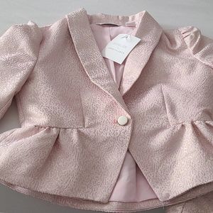 Janie and Jack Pink Kids Matching Set